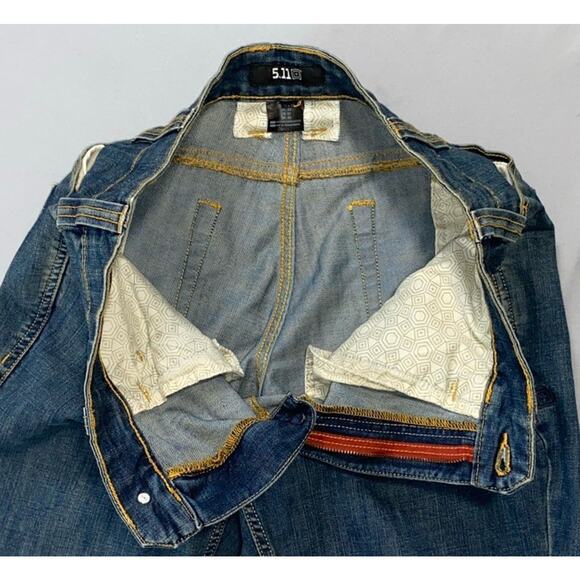 5.11 Tactical 74665 Men's Defender-Flex Slim Fit 7-Pocket Denim Jeans. 32X32 GUC - Picture 7 of 9